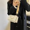 Winter Large Shoulder Bags for Women Stone Pattern PU Leather Crossobdy Bags Pink Tote Handbags Chains Shopper Clutch Purs