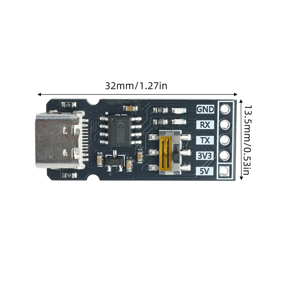 USB TO TTL UART Adapter CH340N Chip Plug And Play Serial Converter For Embedded System Debug Firmware Download