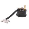 BHBL Plastic Compressor Thermal Overload Protector for 1HP Air Conditioner with Wire Black