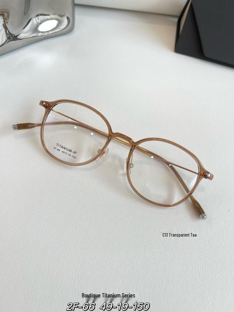 Karin Runde Titan-Brillenfassungen für Damen - Altersreduzierend, Blaulichtfilter, Mit Sehstärke kompatibel