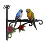 Weather Resistant Wall Hanger Metal Plant Hook Heavy Duty Hanging Basket Bracket Decorative Parrot Retro Copper Art Cat Flower Butterfly for