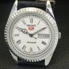 VINTAGE REFURBISHED SEIKO 5 AUTOMATIC JAPAN MENS ROMAN FIGURE WATCH a442079-1