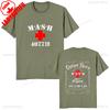 Mash Distressed Logo T Shirt Unisexs 4077 Licensed Classic Tv Show Militarryy Green2026 High Quality Brand Casual