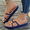 Summer Fashion New Color-Block Casual Slippers