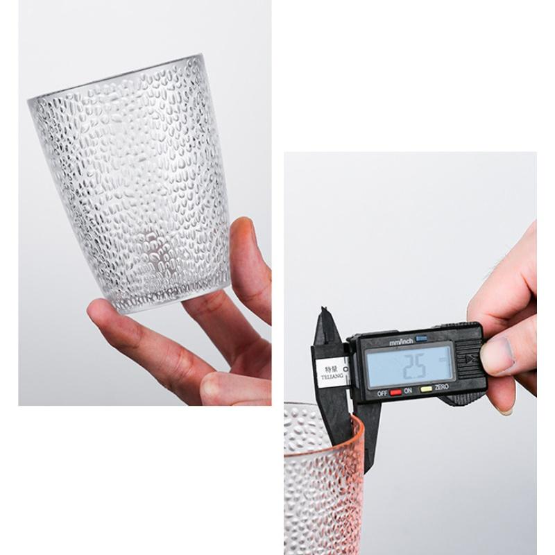 Sleek Acrylic Drink Cups 210ml 300ml 360ml Transparent Stackable for Family Meals