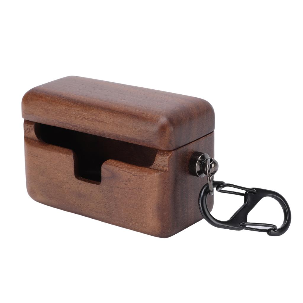 Wood Earbuds Case Fit for BYRD Earphones Walnut Wood Earbuds Protective Cover