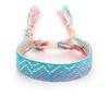 Trendy Woven Rope Drawstring Plaid Bracelet for Women