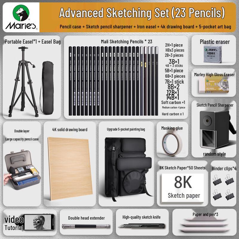 Mali Sketch & Drawing Art Set for Students