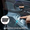 EHDIS Car Door Panel PET Cover Waterproof Gaurd Protection Glass Cleaning Window Film Tint Install Water Shield Sheet 2pcs/Pack