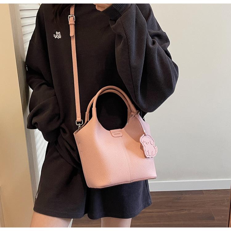 Hand bag high-end women's small women's bag new versatile bucket single shoulder oblique span bag