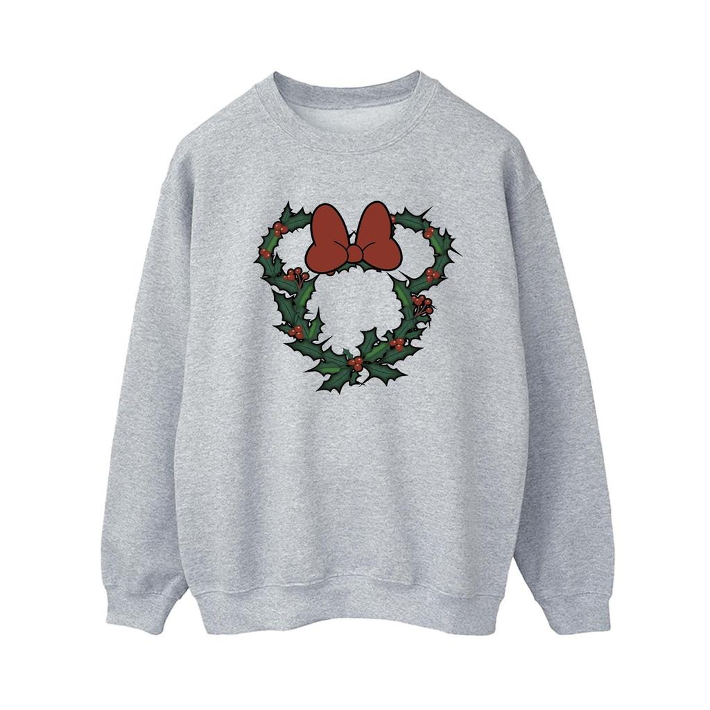Disney Womens/Ladies Minnie Mouse Wreath Sweatshirt