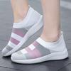 Mode Frauen Turnschuhe Gemischte Farbe Sport Schuhe Frauen Atmungsaktiv Casual Sneaker Sport Frauen Tennis Slip Auf Casual Schuhe Zapatillas Mujer