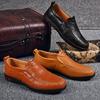 Plus Size Spring Shoes Male Genuine Leather Fashion Youth Men's Casual Leather Shoes Cowhide Men's Shoes