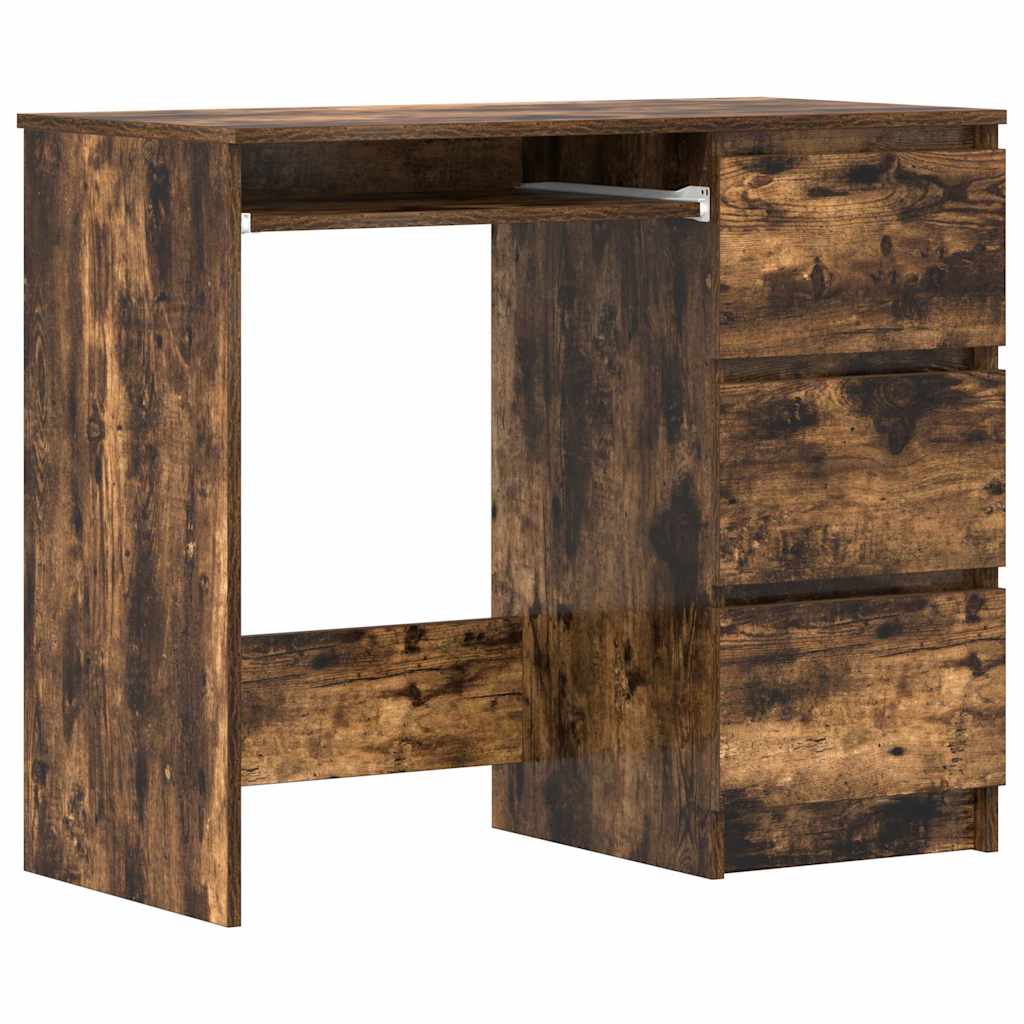 Smoke Oak Desk 90 x 45 x 76 cm Particleboard