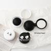 Cartoon Cute Dog Portable Folding Airbag Massage Comb and Mirror Combo