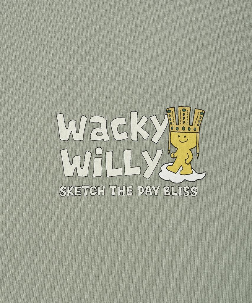 WACKY WILLY Kiki Travel Series Race T-Shirt Green