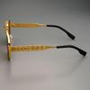 Chic European & American Carved Anti-UV Sunglasses for Trendy Driving