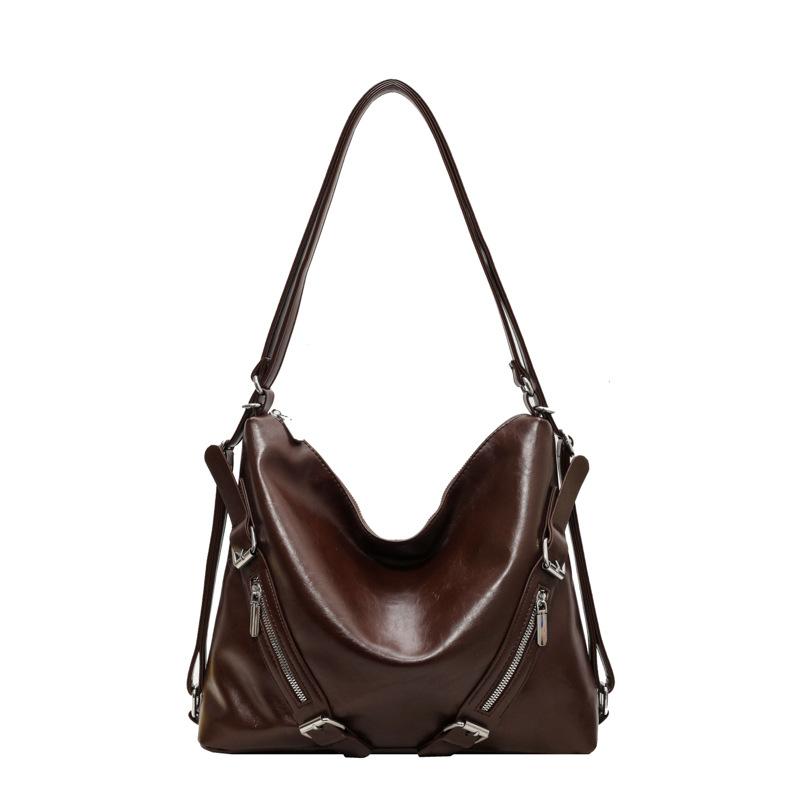 Tote Bag Women's New Large-capacity Commuter Backpack Versatile Single Shoulder Crossbody Backpack