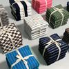 Heavy-duty 200g design pre-dyed hotel towels, bundle of 5