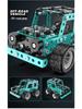 Creative Off-Road Metal Toy Model for Kids: Interlocking Engineering Vehicle