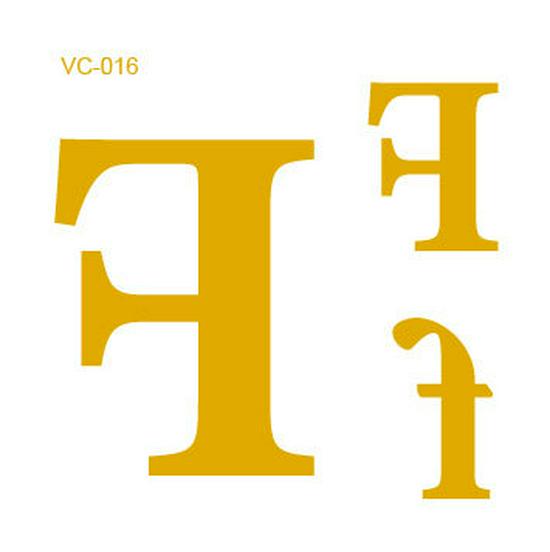 Waterproof Metallic Sports & Party Letter and Number Tattoo Stickers