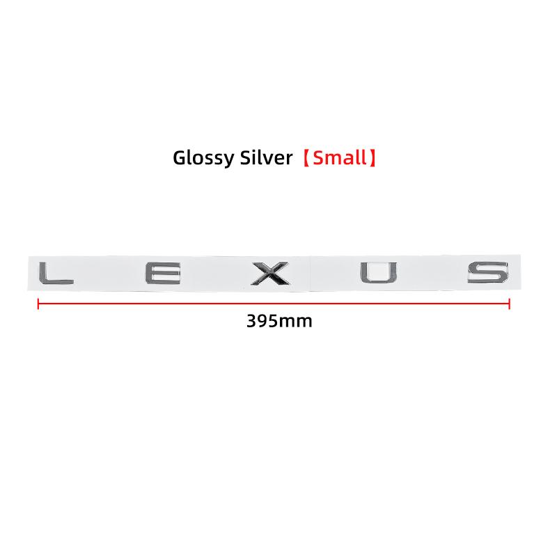 

ABS Car Rear trunk letter sticker Accessories For Lexus F SPORT GX460 Ct200h IS250 ES 220D IS200 GS GX IS LS LX NX RX UX CT LC