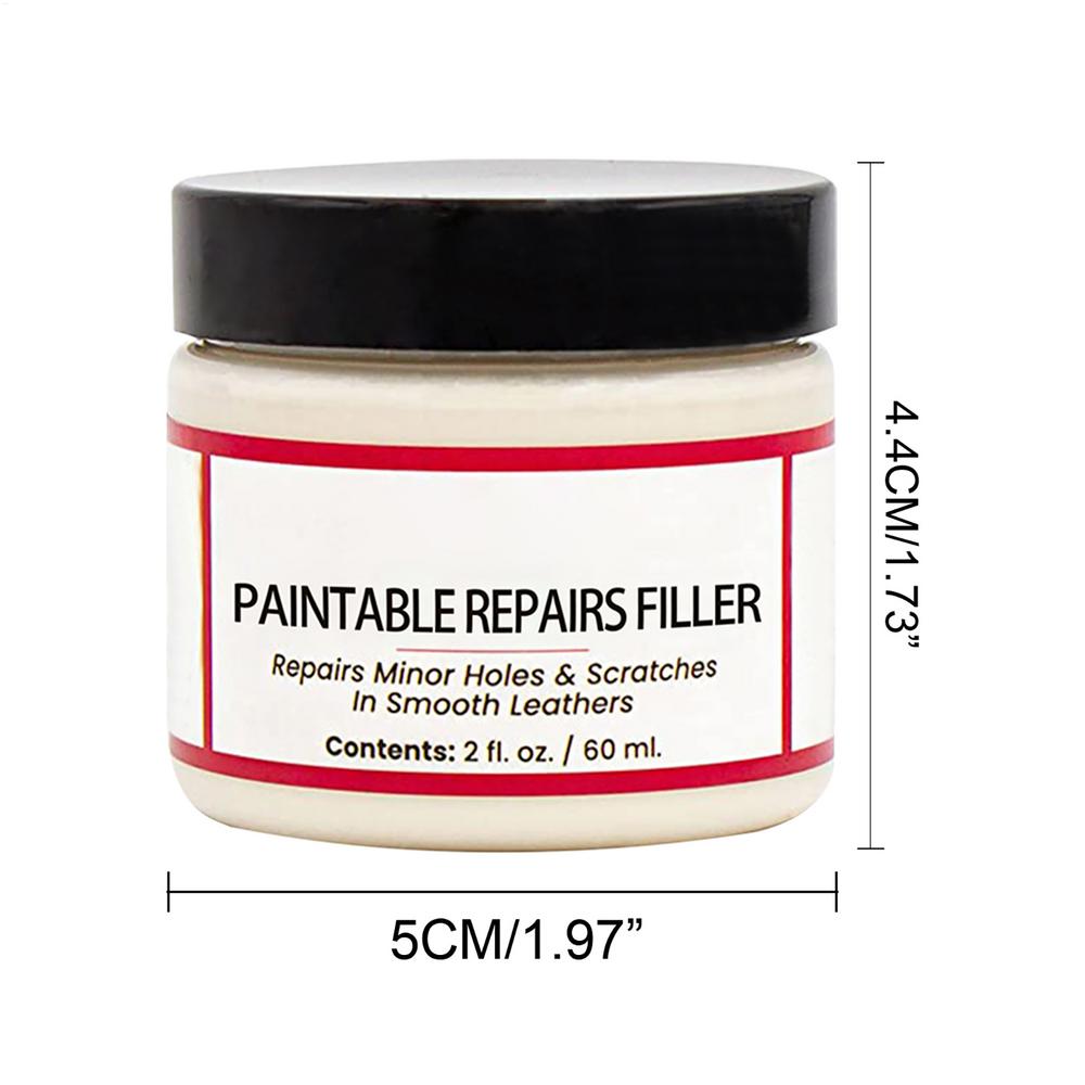 

Leather Repair Filler Leather Compound Restoring Small Tears Filling Cracks Leather Repair Filler Paste For Furniture Bag Seat