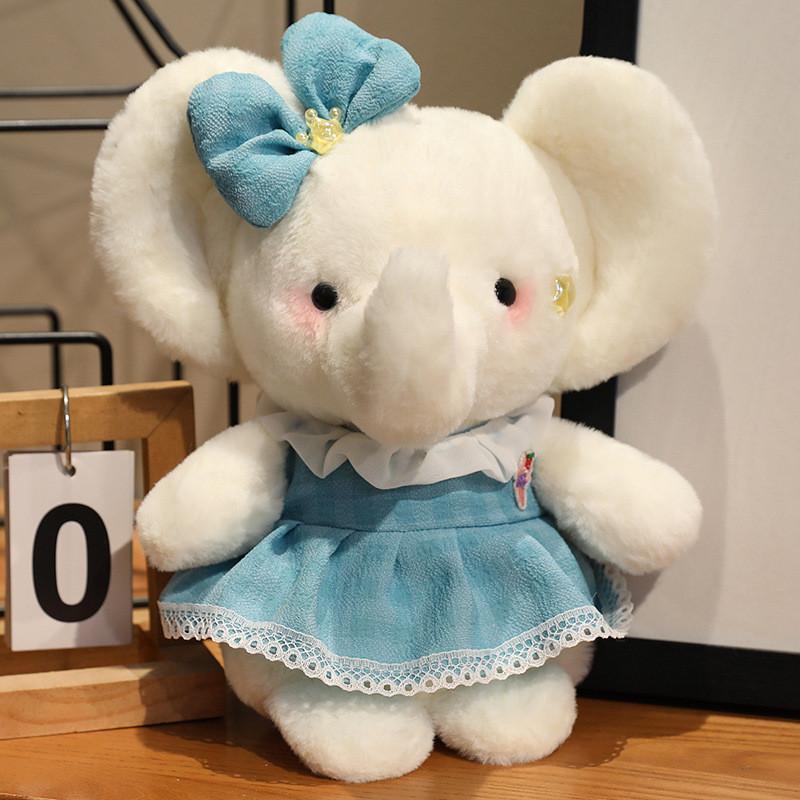 

Plush Bunny And Elephant Gift Set For Kids And Teens Soft Animal Toys BlueElephant