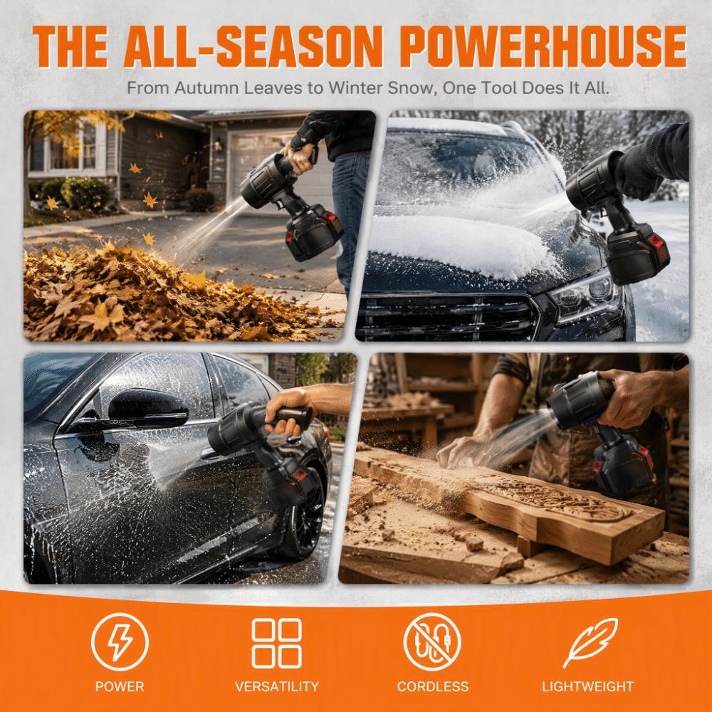 21 V Power Dust Blower Suction Cleaner Dual-Function Rechargeable Blower Computer Cleaning