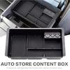 ABS Car Center Console Organizer Upgrading 4 Compartment Stylish Decorative Organizing Storage Tray Part Accessories