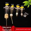 Silicone Soft Tube Bird Feeder for Baby Parrots, Budgies, Cockatiels & Chicks