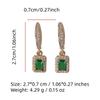 1 Pair Cute Little Crab Dangle Earrings for Women Zirconia Earring Jewelry Wedding Party Accessories