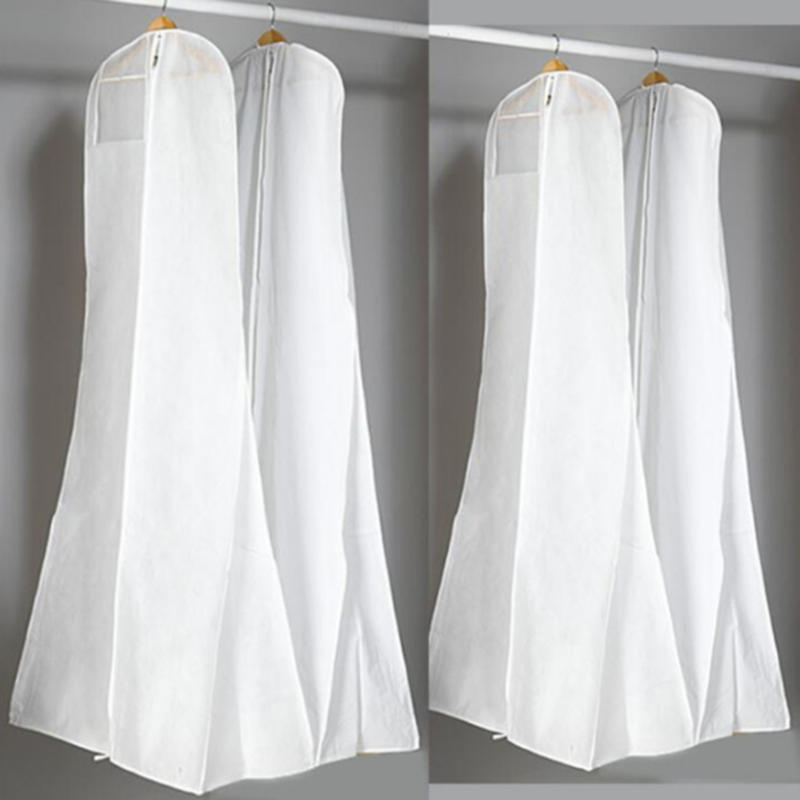1PC/2PCS Practical Dress Dust Wedding Dress Dust Bag Home Closet Wardrobe Suit Clothes Storage Bags