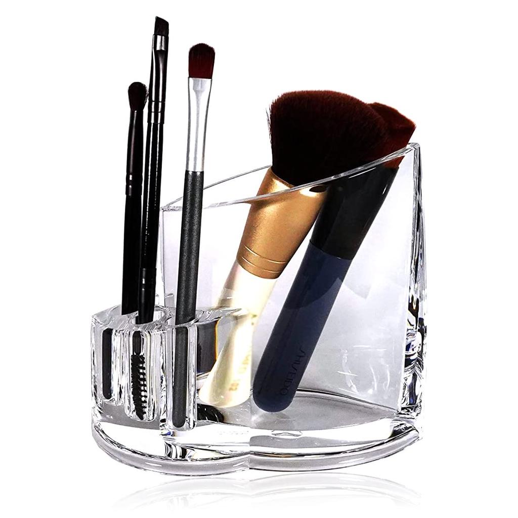 GemRich Makeup Brush Makeup Brush Cosmetic Stylish Case, Stand, Storage, Acrylic,