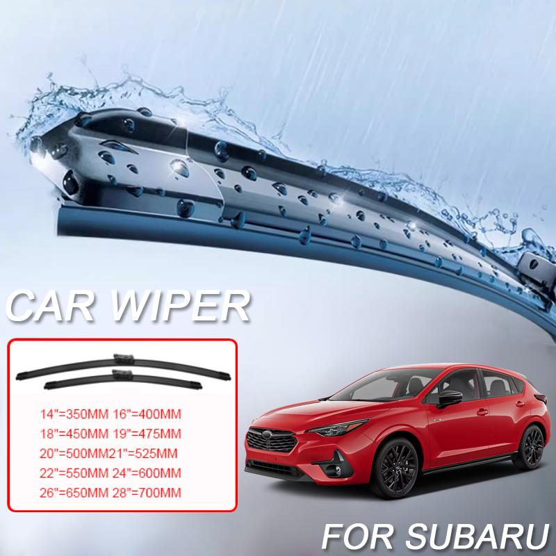 2 Stück Auto Flachwischer Gummi Scheibenwischer für SUBARU ASCENT CROSS FORESTER IMPREZA LEGACY OUTBACK SOLTERRA WRX XV Auto Zubehör