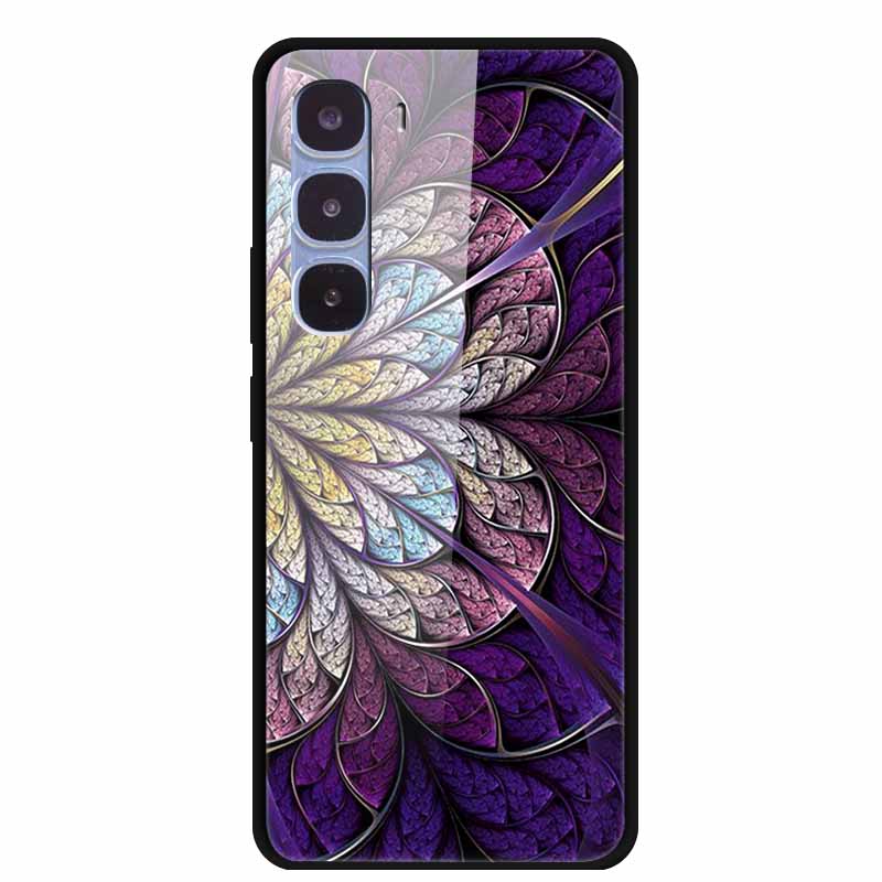 Funda de Lujo Para Infinix Hot 60 Pro X6885 Cubierta de Cristal Templado para Fundas de Teléfono Infinix Hot 60 Pro Animales de Moda Protectora Funda