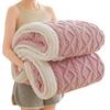 Coperta Tuff in Pile Corallo - Coperta Invernale Spessa e Calda per Pisolini in Ufficio o Divano/Letti