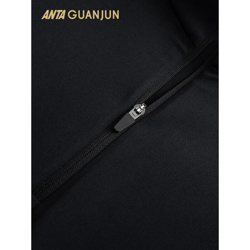 Anta Men's Champion All-Weather Brushed Half-Zip Knit Shirt