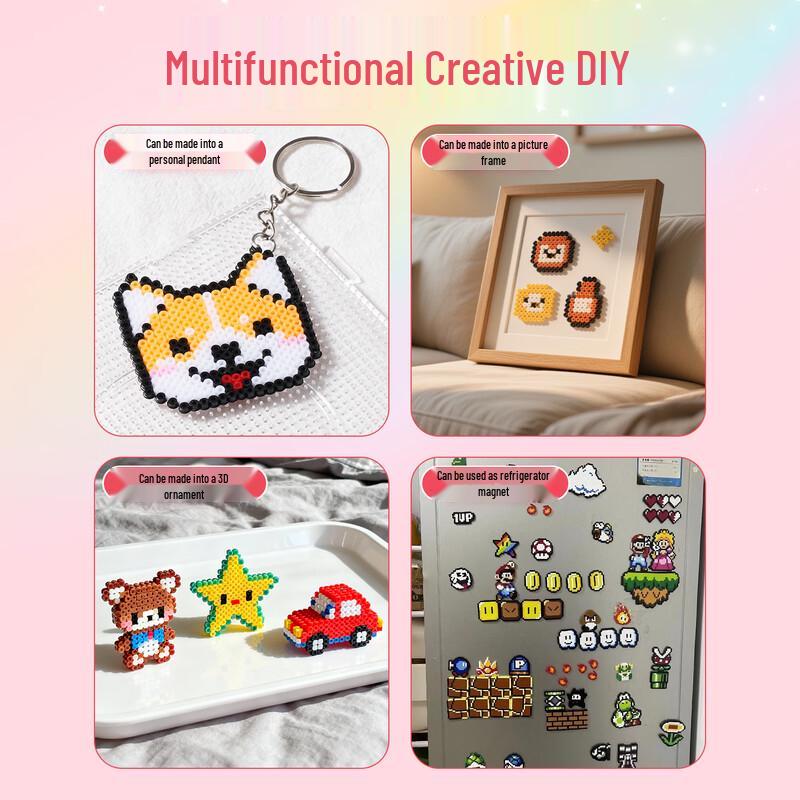 DIY Perler Beads Craft Kit with Upgraded Tools