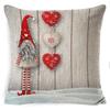 Pillow Cushion Cover Linen Santa Claus Pillow Cover Linen Material