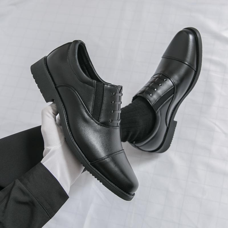 Classic Pointy Men's Business Shoes Comfy Male Derby Footwear Wedding Formal Oxfords Shoes Business Casual Office Shoes for Men