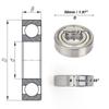 Motoforti 62/22ZZ Deep Groove Ball Bearings P0 22x50x14mm Lubricated Bearings Double Metal Seal Scooter Skateboard Wheel