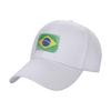 Summer Brazil  Brazilian Flag Baseball Cap  Tennis Skate Vintage Design Sun Trucker Hat Women Unisex Sunscreen Baseball Caps