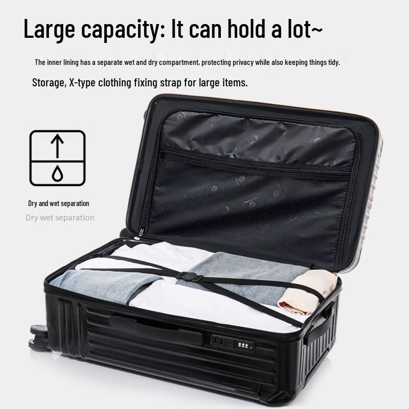 KarLot Stylish Large Capacity Travel Suitcase