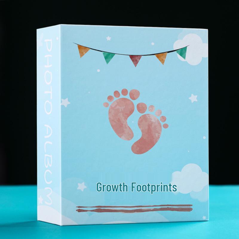 Large Capacity Insert-Type Photo Album for 5, 6, & 7-Inch Photos - Cute Family & Baby Picture Storage Book