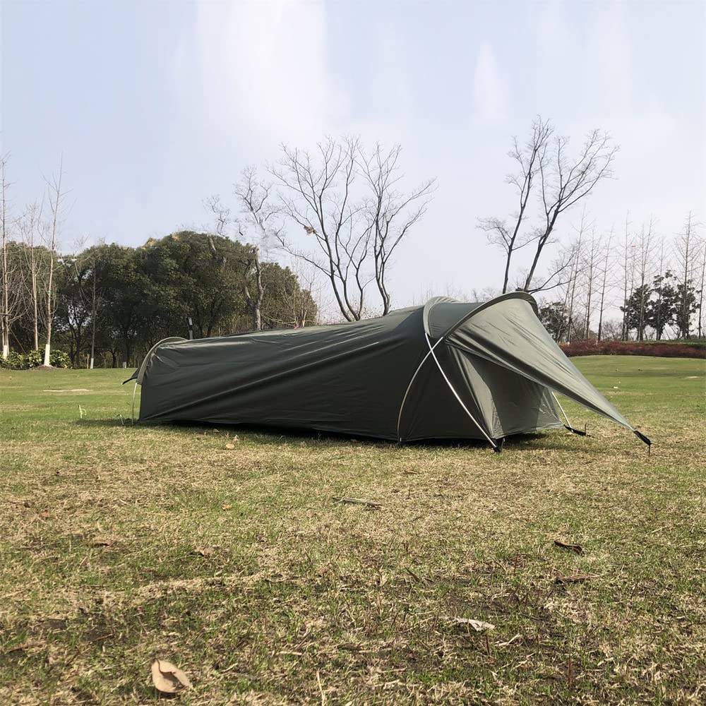 RUSUO Mesh Ultralight 1 Person Tent Waterproof Camping Tent for Outdoor Backpacking Hiking Fishing Tent,