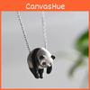 Panda Chinese Style Animal Necklace Casual Fashion Pendant With Resin Coating