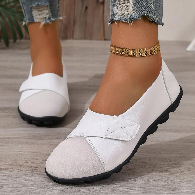 

Новые большие размеры 36-43 с плоской подошвой и небольшим горлом, повседневные туфли, удобные маленькие белые туфли, туфли для медсестер, длинные рабочие туфли 36 белый