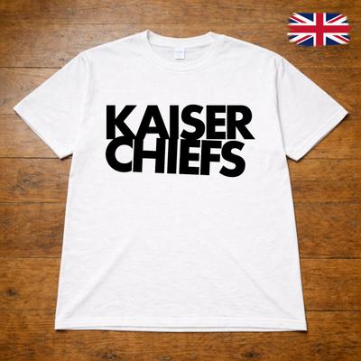 Kaiser Chiefs Bold Logo White TShirt Adults Kids