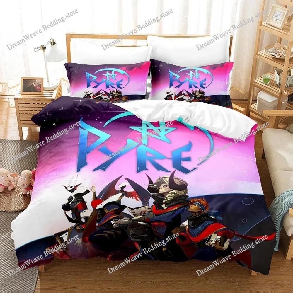 3d Print Anime Game Pyre Bedding Set Duvet Cover Comforter Bed Set Quilt Cover Pillowcase King Queen Twin Size Boys Girl Adult96